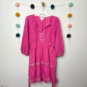 Pink Cleobella Bohemian Pink Dress